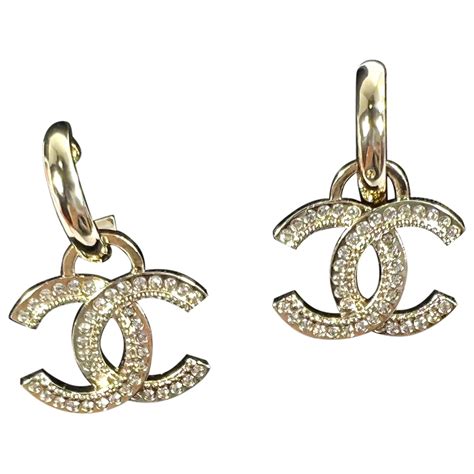 pre owned chanel earrings|used chanel earrings for sale.